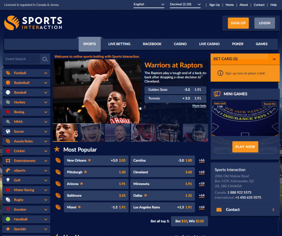 Sports Interaction Review